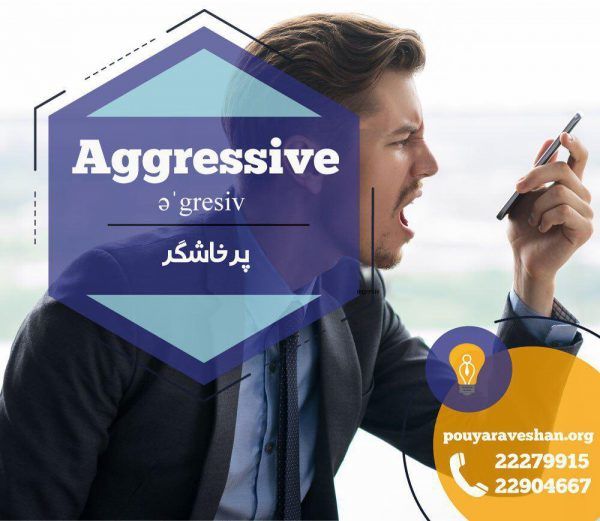 آکادمی پویاروشان - دکتر عطایی - Aggressive (adj)